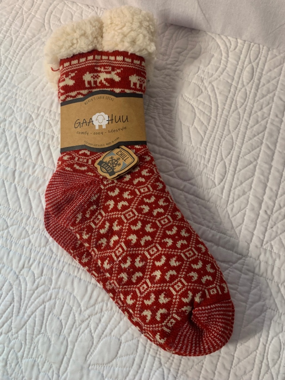 Warm & Cozy fleece lined socks GaaHUU